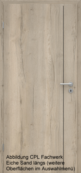 Lisenentür LISO L5 mit Designkante