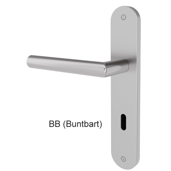 Türgriff BALTRUM mit gerundetem Langschild