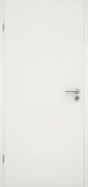 Tür "MS" CPL weiß mit Rundkante