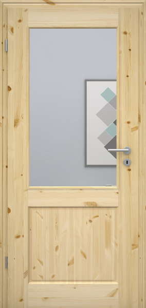 Massivholztür NATURA Fichte 2G LA
