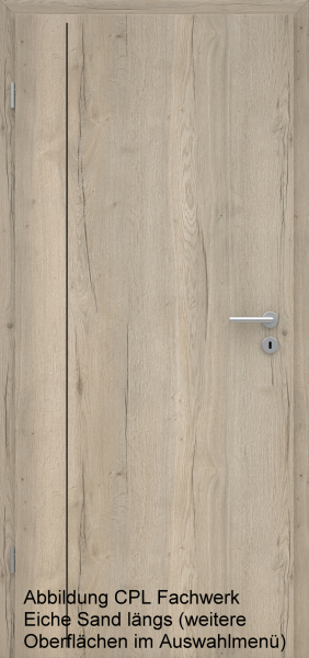 Lisenentür LISO L4 mit Designkante