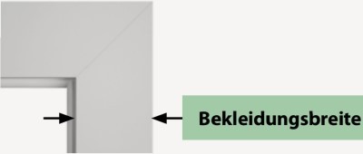 Zarge Furnier PLANKENEICHE für Innentüren