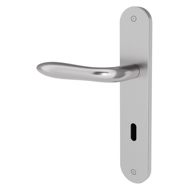 Türgriff NORDERNEY mit gerundetem Langschild