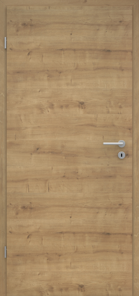 Tür CPL Eiche astig quer mit Designkante