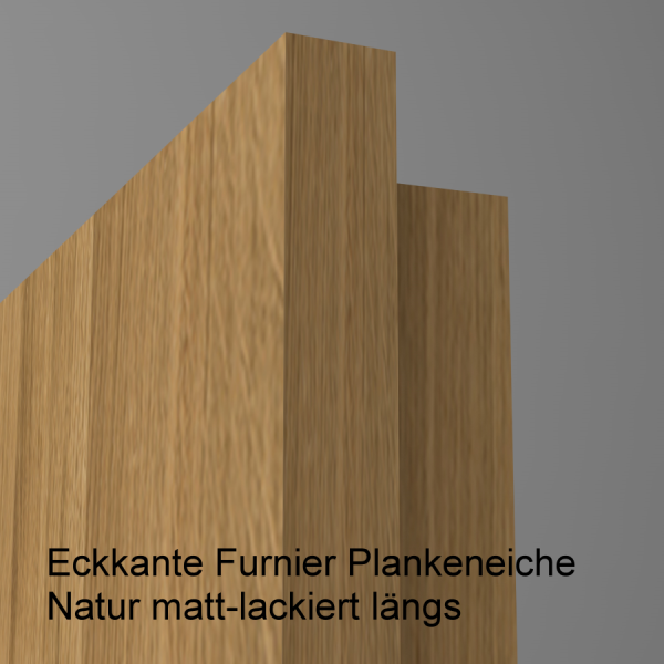 Tür Furnier PLANKENEICHE mit Glasmotiv Sand 82 auf grauem Glas