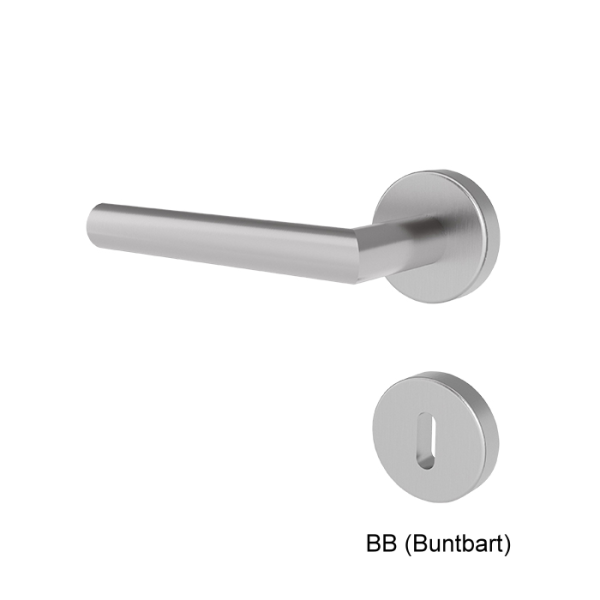 Türgriff JANA Edelstahl mit runden Rosetten