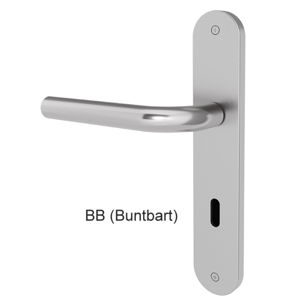 Türgriff JUIST mit gerundetem Langschild