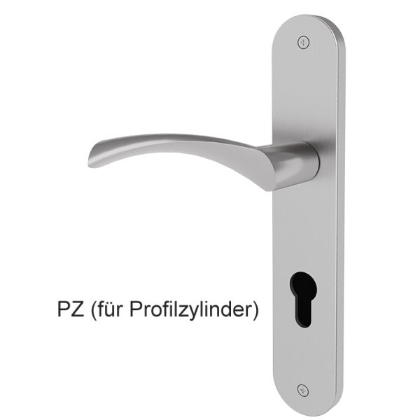 Türgriff GAVI mit gerundetem Langschild