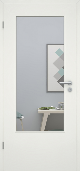 Tür Designkante mit Lichtausschnitt DIN