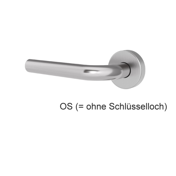 Türgriff JUIST Edelstahl mit runden Rosetten