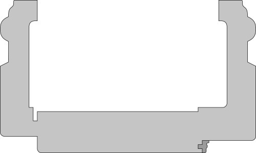 Zarge Kiefer für Massivholztüren NATURA