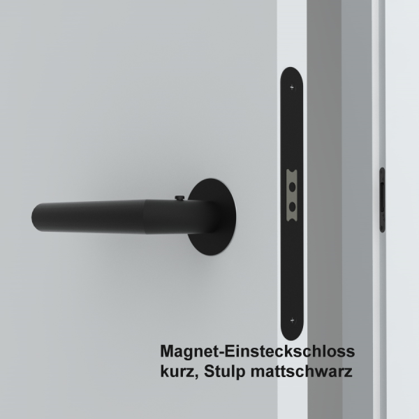 Tür + Zarge stumpfeinschlagend Typ OS (= ohne Schlüsselloch)