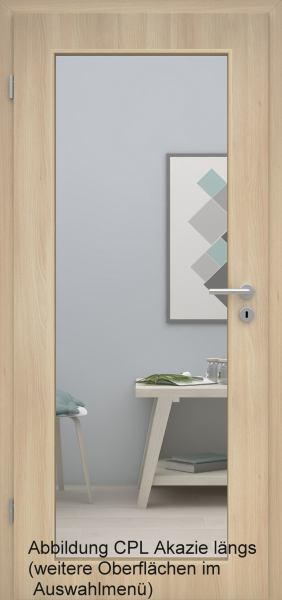 Tür Designkante mit Lichtausschnitt LA XL