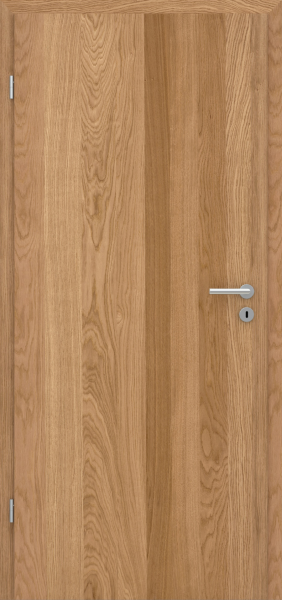 Tür Furnier PLANKENEICHE Natur matt-lackiert **längs**