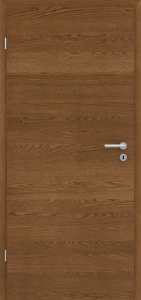 Tür Furnier PLANKENEICHE Bronze matt-lackiert **quer**